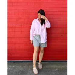 LULULIA Dame Shorts LUSELMA 62781/1 - Grey Melange Discount