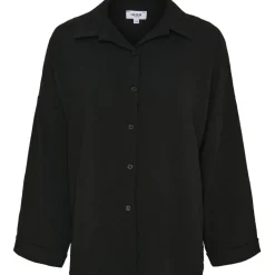 LULULIA Dame Skjorte LuAnna 2002 - Black Outlet