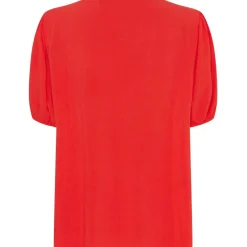 LULULIA Dame Skjorte LuBella 6191 - Red Best