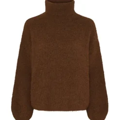 LULULIA Dame Strik LuBenedikte 8171 - DarkBrown9509 Online