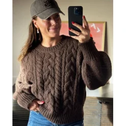 LULULIA Dame Strik LuThilde 8187 - DarkBrownZ9008 Discount