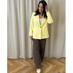 LULULIA Gia dame blazer 6120-0 - Custard Sale