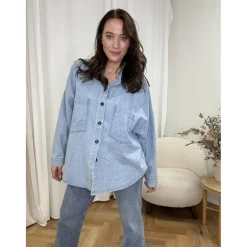 LULULIA Skjorte LuMolly 85530 - Light blue New