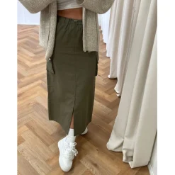 LULULIA Studio dame cargo nederdel Lula - Green Sale