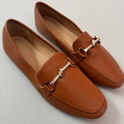 SHOES Madeline dame loafers H8-562 - Camel Sale