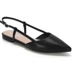 SHOES Maelle dame slingback ballerina sko BS-8 - Black Online