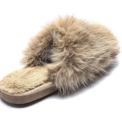 SHOES Malorie dame hjemmesko YL-179 - Kaki Outlet