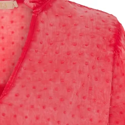 MARTA DU CHATEAU dame bluse 1471 - Rosso4539 Best