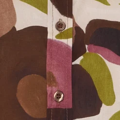 MARTA DU CHATEAU dame bluse MdcEvelina 58130M - Brown Print New