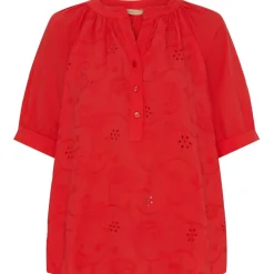MARTA DU CHATEAU dame bluse MdcAlicia - Red