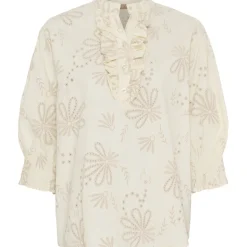 MARTA DU CHATEAU dame bluse MdcLinda 6317E - Beige Hot