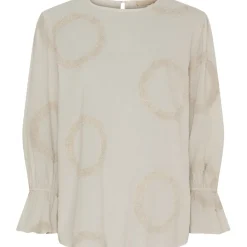 MARTA DU CHATEAU dame bluse MdcVinter - Sabbia Sale