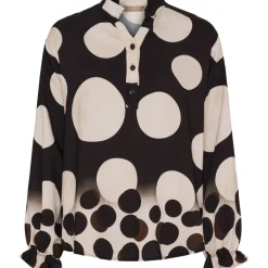 MARTA DU CHATEAU dame bluse MdcAspen 7704 - NeroEZ552DB New