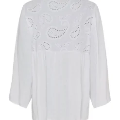 MARTA DU CHATEAU dame bluse MdcCaterina 5616 - White Best