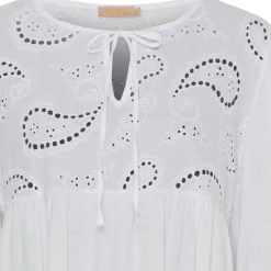 MARTA DU CHATEAU dame bluse MdcCaterina 5616 - White Best