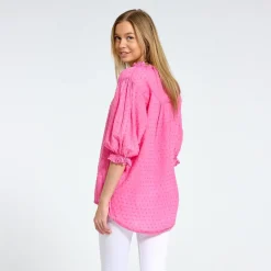 MARTA DU CHATEAU dame bluse 1471 - Fuxia Best