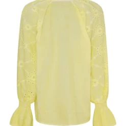 MARTA DU CHATEAU dame bluse MdcBianca - Giallo Cold Wash Sale