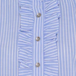 MARTA DU CHATEAU dame bluse MdcMargaux 6811 - Celeste