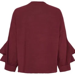 MARTA DU CHATEAU dame bluse MdcDebbie 258638 - Bordeaux6269 Best