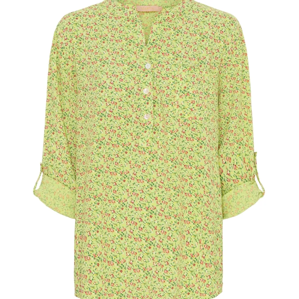 MARTA DU CHATEAU dame bluse 8503 - Verde Mela Cute New
