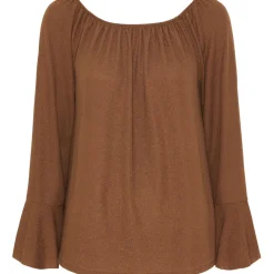 MARTA DU CHATEAU dame bluse mdcAlexandra 6139 - Tabacco New