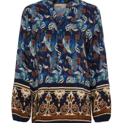 MARTA DU CHATEAU dame bluse MdcChristelle 6453 - Bluescuro288tpu New