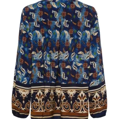 MARTA DU CHATEAU dame bluse MdcChristelle 6453 - Bluescuro288tpu New