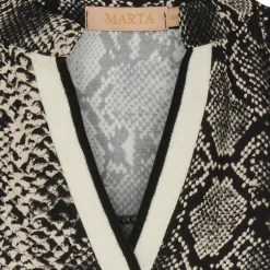 MARTA DU CHATEAU dame bluse MdcEmmanuelle 38824 - NeroHY740 Clearance