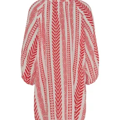 MARTA DU CHATEAU dame bluse MdcKairah - Red Discount