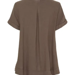 MARTA DU CHATEAU dame bluse MdcNatalie 83893 - Cold brown Outlet