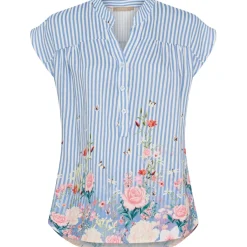 MARTA DU CHATEAU dame bluse MdcKassandra 4440 - Jeans4837