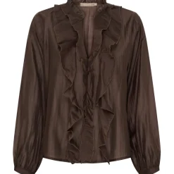 MARTA DU CHATEAU dame bluse MdcNaira 58221M - Moro