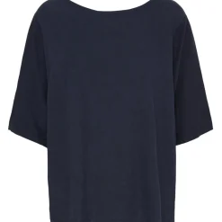 MARTA DU CHATEAU dame bluse 83428 - Navy Clearance