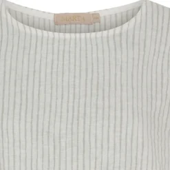 MARTA DU CHATEAU dame bluse MdcNatalie - Panna Grey Stripe Best