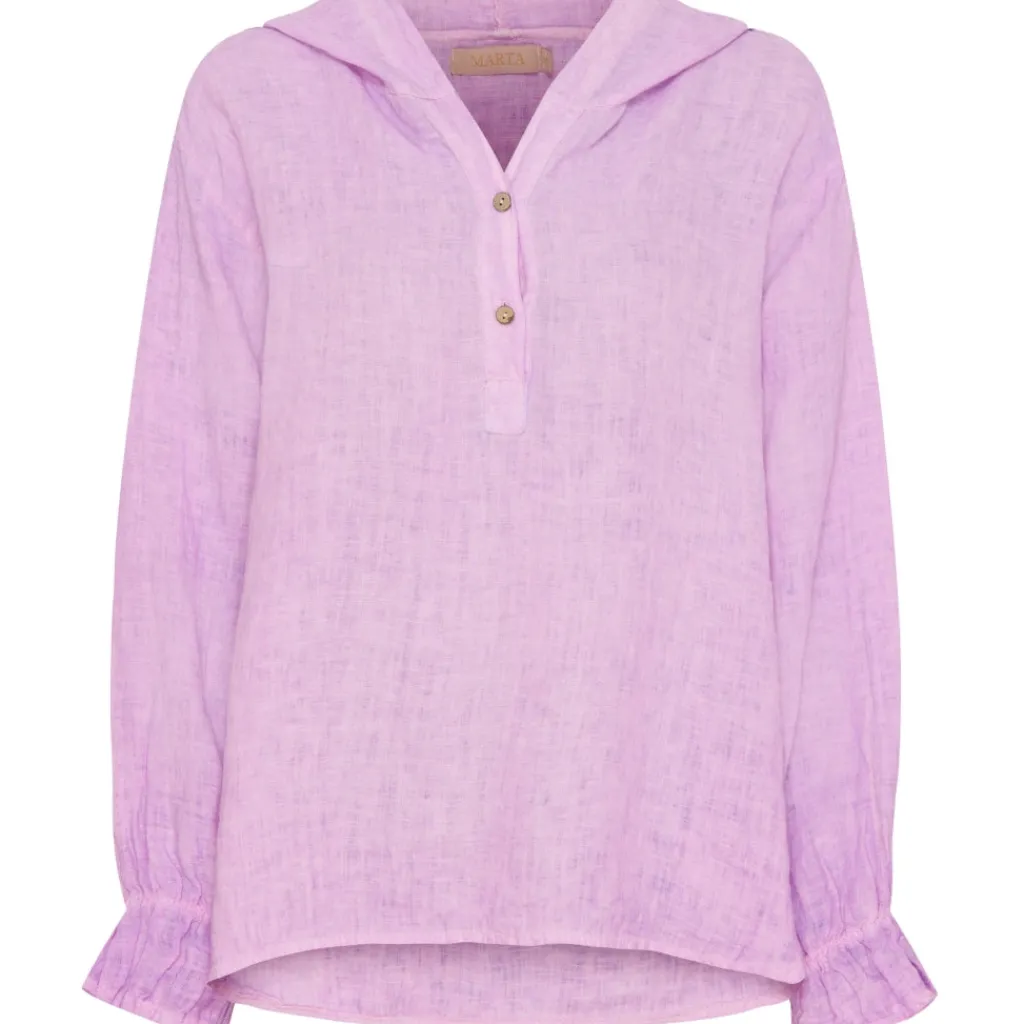 MARTA DU CHATEAU dame bluse 5604 - Lilac Outlet