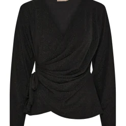 MARTA DU CHATEAU dame bluse MdcAndi 1612 - Black Sale