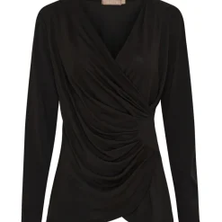 MARTA DU CHATEAU dame bluse MdcPrimrose 6075 - Black Hot