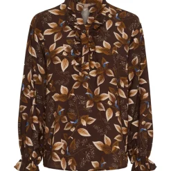 MARTA DU CHATEAU dame bluse MdcJoceline 5891 - Marrone840TPN Online