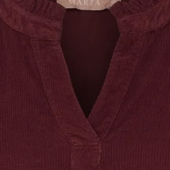 MARTA DU CHATEAU dame bluse MdcMorgana 2518115V - Bordeaux6269 Outlet