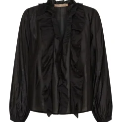 MARTA DU CHATEAU dame bluse MdcNaira 58221M - Black Discount