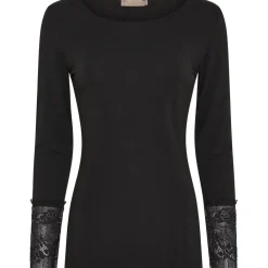 MARTA DU CHATEAU dame bluse 11297 - Black Discount