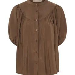 MARTA DU CHATEAU dame bluse MdcMelodie 58210 - Brown276 Clearance