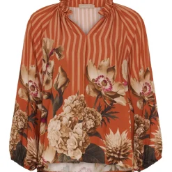 MARTA DU CHATEAU dame bluse MdcOctavia 003B - Coccio6022 Discount