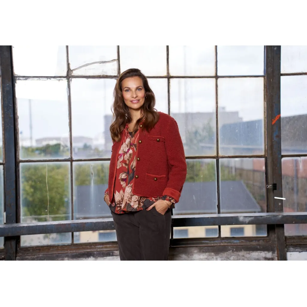 MARTA DU CHATEAU dame bluse MdcOctavia 003B - Coccio6022 Discount