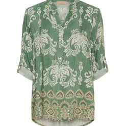 MARTA DU CHATEAU dame bluse MdcFranziska 1614new - MilitaryHL013DB