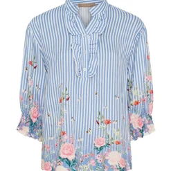 MARTA DU CHATEAU dame bluse MdcCharlie 6892 - Jeans4837 Hot