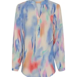 MARTA DU CHATEAU dame bluse MdcAstrid 8128 - Jeansq3006-12 Clearance