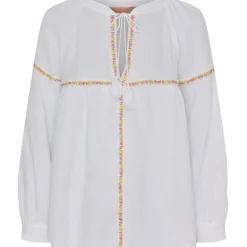 MARTA DU CHATEAU dame bluse MdcDebora - White Clearance