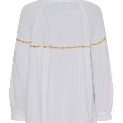 MARTA DU CHATEAU dame bluse MdcDebora - White Clearance