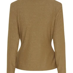 MARTA DU CHATEAU dame bluse MdcAndi 1612 - Gold Online